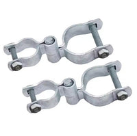 镀锌钢链式围栏门铰链套件（2套），1-3/8" X 2-3/8"，包含螺栓和