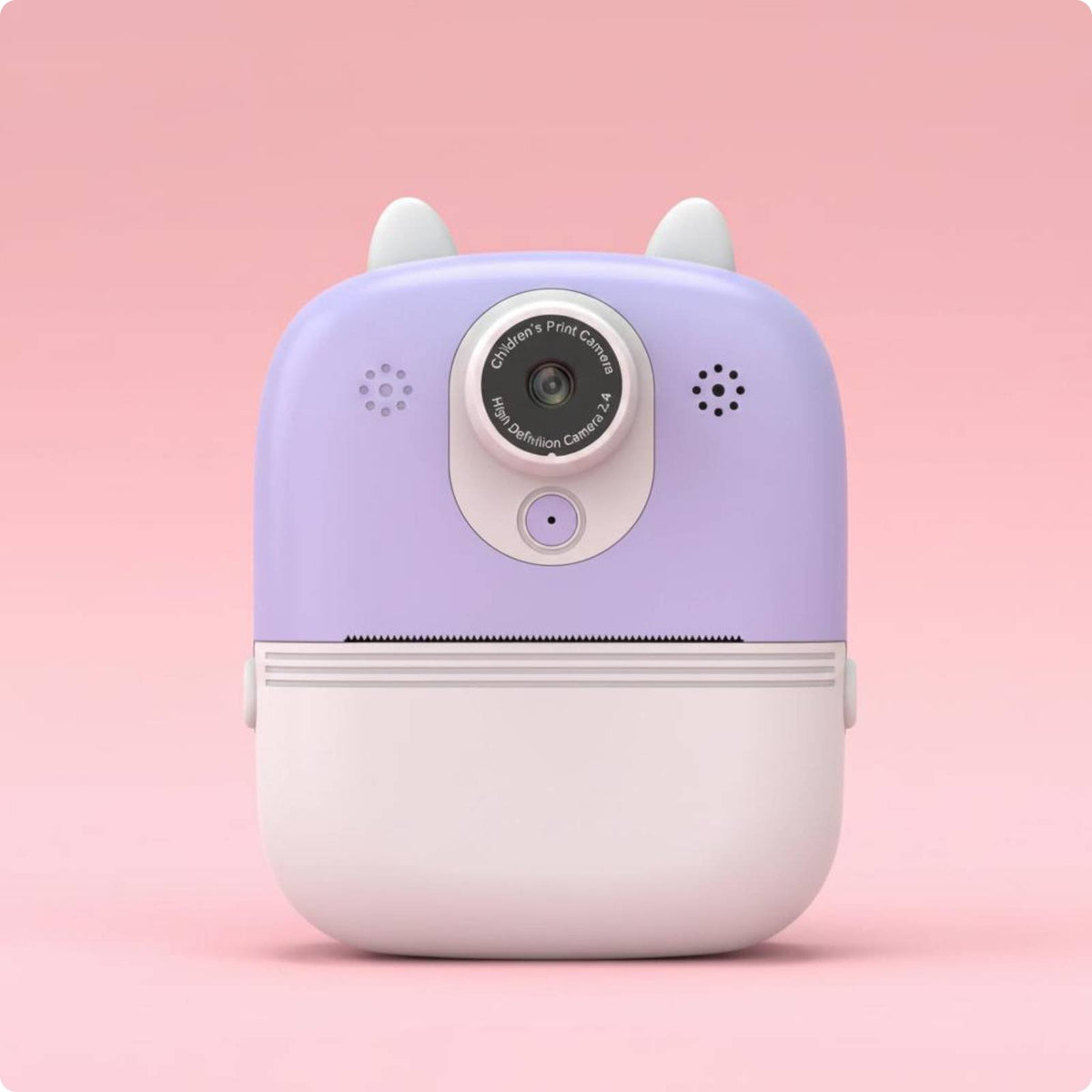 Kids Instant Camera Portable Twin Lens Print Camera Thermal Printing for Gift
