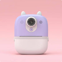 Kids Instant Camera Portable Twin Lens Print Camera Thermal Printing for Gift
