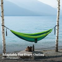 Inflatable Hanging Bed, Double, Outdoor Mesh, Anti-Rollover, Camping for Adults and Kids