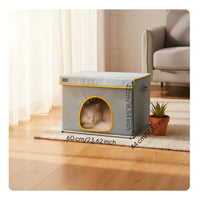 Ice Pet House Enclosed Cooling Feline House Insulated for Indoor, Small Dogs