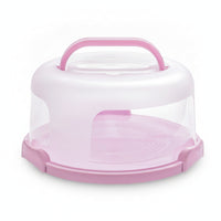 24 Pieces Cake Carrier with Lid and Handle Round for Parties, Bakers
