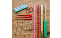 Doll Hair Rooting Kit Knurled Grip Craft Supply Hollow Tubes