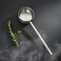 Hot Oil Pouring Ladle Heat-Resistant Stainless Steel Oil Ladle Rust-Proof
