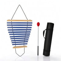 9-Note Wind Chime Resonant Wind Chime with Mallet Single-Row Musical Instrument with Mallet for Meditation, Sound  , Mindfulness Practice