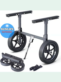Foldable Two-Wheel Cart for Kayaks and Inflatable Boats