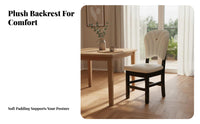 Upholstered spinerest Stool Cream aesthetic Dining Chair Fully Assembled Easy to Assemble for Homeowners, Restaurant Owners