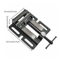 Cast Steel Bench Vise Textured Black Quick-Clamp Vise Industrial-Looking