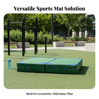 High Jump Landing Pad Versatile Thick Landing Pad Multifunctional Thick Tumbling Mat for Students, Gymnasts, Gym, Gymnasium, Cheerleading Practice