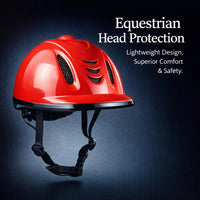 Riding Helmet Horse Riding, Horse Riding Helmet for Lessons, Ventilated Horse Riding Helmet, Head Ge - Image 2