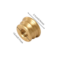 Adjustable brass floor lamp