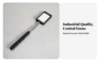 Telescoping Illuminated Inspection Mirror Portable Illuminated Lighted Inspection Mirror Lightweight Non-Slip Grip for Mechanics