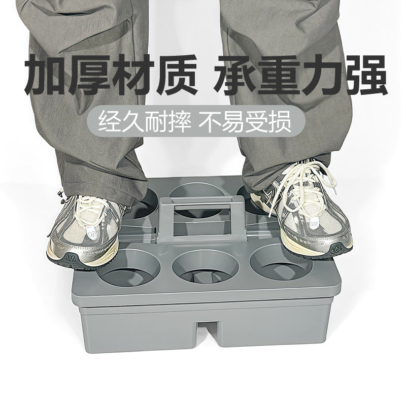 Aodo Plastic Multi-Compartment Cleaning Tool Basket