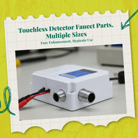 Automatic detector faucet detector, touchless induction control box, water-saving replacement part, easy to install, suitable for bathroom sink or kitchen faucet