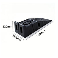 Non-Slip Surface Oil Change Ramp Pressure Resistant Car Service Ramp for DIY Mechanics, Auto Shop, Garage, Driveway