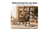 Ergonomic Recliner with Footrest Support Office Furniture for Study Room