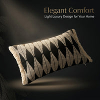 Long Bolster Pillow, Striped Cotton Outer, 40*120cm