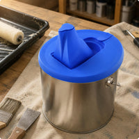 Gallon Paint Can Spout Lid Collapsible Dripno-Spill Pail Cap Leakproof
