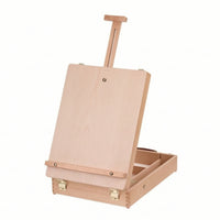Tabletop Easel with Art and Storage Portable Drawing Kit Easel Space-Saving Storage Drawing Kit for Beginners, Kids, Desk