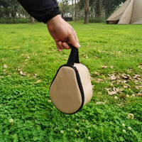 4 Pack Camping Bowls, 304 Grade Steel Outdoor Bowls with Handbag, Lightweight Travel Bowls for Picnic, Barbecue & Hiking