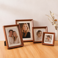 Premium Photo Frame for Tabletop or Wall Mount, Creative Family Couple Wedding Picture Frame, Available in Multiple Sizes
