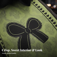 Bowknot Car Seat Pad Comfortable Fit Cute Car Seat Cover for Motorists, Automobile, Frequent Driving