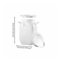 Multipurpose Fermentation Barrel with Lid Multi-Purpose Food Grade Storage Drum Air Tight Seal Food Grade Water Container High-Density Polyethylene