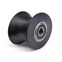Elliptical Roller Wheel Flanged Elliptical Wheel Replacement Pulley Recessed Smooth for Gym Owners