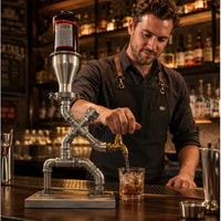 Industrial Pipe Gravity Drink Dispenser in Stainless Steel