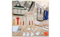 AllAll-Inclusive Beekeeping Tool Kit with Carry Tote Portable Beekeeping Tool Kit Easy to Use Organizer Tote Multi-Pocket for Beekeepers, Hobbyists, Apiary, Backyard
