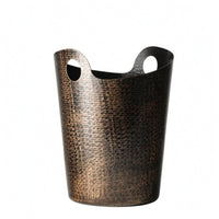 Hammered Ice Pail Sturdy Decorative Container Sturdy Handles