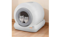 App Control Fully Enclosed Automatic Litter Box Anti-Leakage Smart Cat Litter Box for Home, Apartments