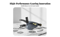 12-Transmission Control and Derailleur Dual-Action Release 12-Speed Mountain Bike Groupset Mountain Bike Groupset Carbon Fiber