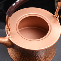 Hammered Copper Tea Kettle Artisanal Style Copper Tea Kettle Premium