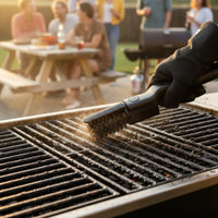 Electric Grill Brush Heavy Duty Grill Grate Scrubber Easy to Clean for Backyard Barbecue, Camping