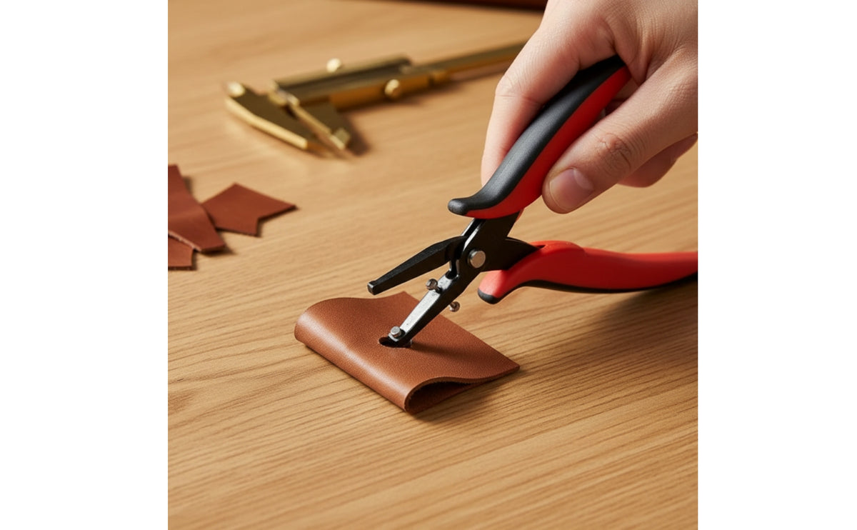 Sheet Metal Hole Punch Easy to Firm-Hold Metal Punch Pliers Tool for Jewelers, Jewelry Making, Leather Crafting