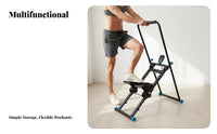 Space-Saving Stair Stepper Machine Full Body Workout Vertical Climber Vertical Climber Machine Multi-Functional for Beginners, Adults, Seniors