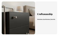 Drawer Nightstand Minimalist Design Bedroom Furniture Sturdy Construction