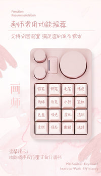 MMD 16-Key Three-Knob Designer Macropad with Customizable Macro Functions and RGB Hot-Swap