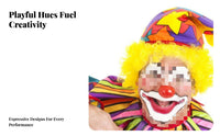 timeless Clown Design Red Foam Nose Funny spherical red Nose Easy to Wear Costume Accessory Lightweight for entertainers, jokesters, Adults, Halloween, April Fool's Day, Stage Performances, Photo Shoots