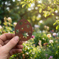 Bunny Garden Stake Weather Resistant Metal Bunny Yard Art Easy to Install Rustic Bunny Yard Statue for Gardeners, Flowerbed, Patio, Flower Pot