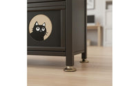 Multi-Tier Metal Cabinet Dust-Resistant Decorative Storage Cabinet Large Capacity Freestanding Organizer with Doors for Study