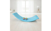 Molded Plastic Rocker Board Textured Balance Board with Handles Indoor Exercise for Children, Toddlers, Home Gym, Playroom, Sensory Room