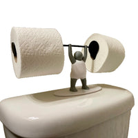 3D Printed Weightlifter Toilet Paper Holder for Bathroom