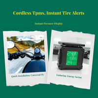 Solar Motorcycle TPMS, instant alerts