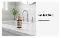 Thermostatic Mixing Assembly | Solid brass build, Perforated Metal Mesh Bands, Thermostatic, for Faucet Maintenance
