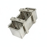 Stainless Steel Meat Forming Effortless Press to Clean   Press Maker Heavy Duty Construction Kitchen Utensil for Home Cooks