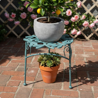 Dragonfly Stool Cast Iron Display Stand Curved Brackets