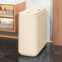 Slim Trash Bin with Lid Platzsparend Narrow Wastebasket with Lid Kompakt