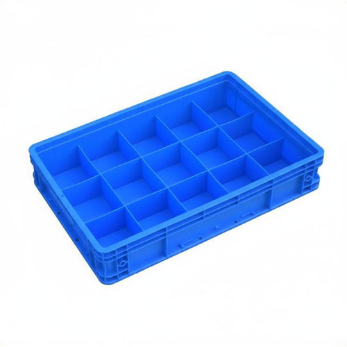 Compartment Box Screw Organizer Box Wear-Resistant Divided Storage Crate for Warehouse